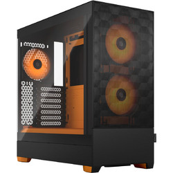 Fractal Design Pop Air Black/Orange Gaming Midi Tower Κουτί Υπολογιστή RGB με Πλαϊνό Παράθυρο