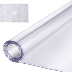 Προστατευτικό τραπεζιού VEVOR PVC 54x54 ιντσών Clear Plastic Desk Protector πάχους 1,5mm