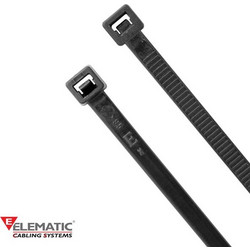 Δεματικά καλωδίων PA-6.6 200Χ2,6 μαύρο Halogen Free (100τεμ.)