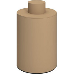 Θήκη Για Βαμβάκι 94-103 Matt Beige Pam Co (O8 x H15 cm) 1Τεμ