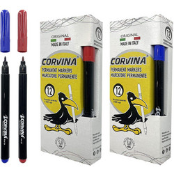 Μαρκαδοράκι Ανεξίτηλο Corvina 1mm Carioca 42953-01 - Μπλε