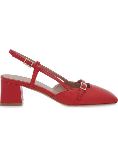 Made 94 Slingback Γόβες Δερμάτινες Κόκκινες Riquet1 U446J4013931