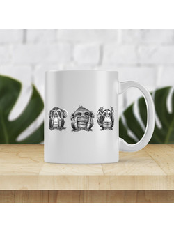 Κεραμική Κούπα Miscallenous Three Wise Monkeys