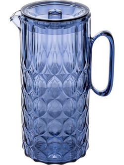 Guzzini VANITY Pitcher with Lid Denim blue