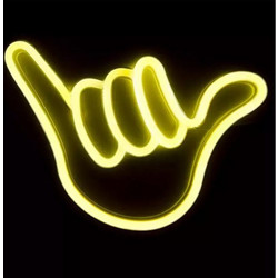 Muitomas Επιτραπέζιο Φωτιστικό Neon LED Χέρι