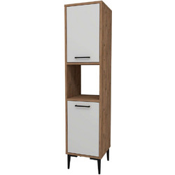 Hanah Home Στήλη Μπάνιου Daminol 550ARN2414 Pine-White 35x35x153.6cm