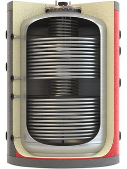 Buffer - Δοχεία Αδρανείας 750 Λίτρα με 1 Inox και 2 Απλούς Εναλλάκτες