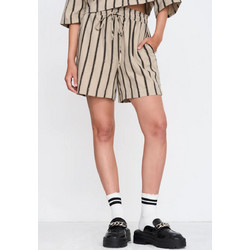24COLOURS Shorts Γυναικείο Σορτσάκι Viscose/Polyester Relaxed Fit - Beige 60924b.bg