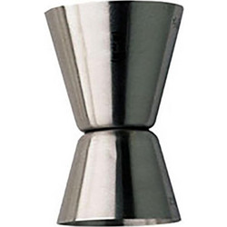 Μεζούρα ποτών 2πλή inox