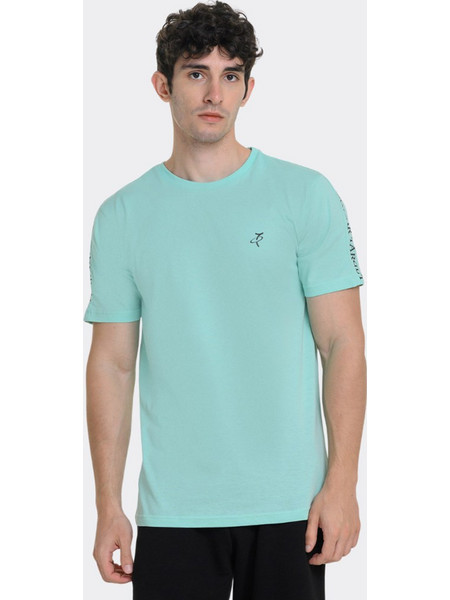 TARGET Trim Single Jersey Ανδρικό T-Shirt σε Μπλε Χρώμα