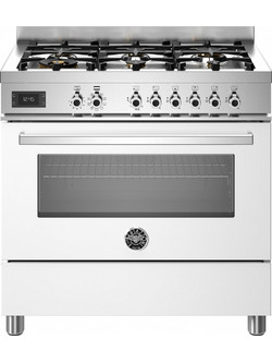 Bertazzoni PRO96L1EBIT Κουζίνα Ηλεκτρική 86lt με Εστίες Αερίου 89.5cm