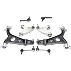 Σετ Εμπρόσθιου Συστήματος Master-Sport για Alfa Romeo 147 2000-2007 .Περιλαμβάνει 2 άνω ψαλίδια/2 κάτω ψαλίδια/2 ακρόμπρα/2 ζαμφόρ