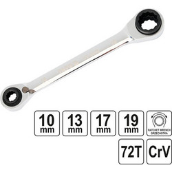 YATO YT-4945 Πολυκλειδί με καστάνια Νο 10 - 13 - 17 - 19mm