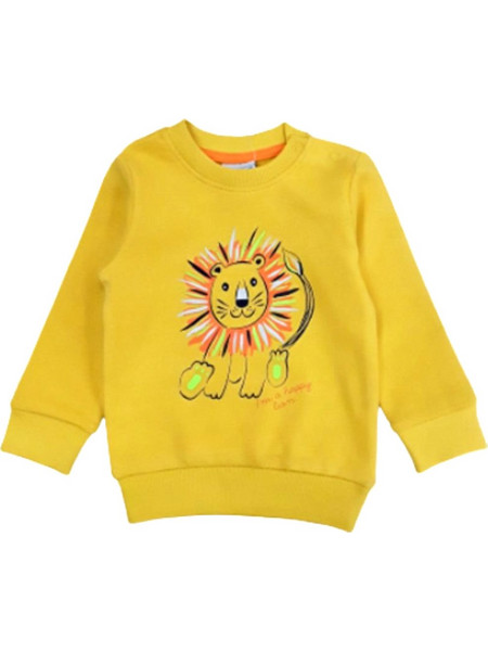 Μπλουζάκι Μακρυμάνικο Φούτερ I am Happy Lion Venere Yellow 8020620