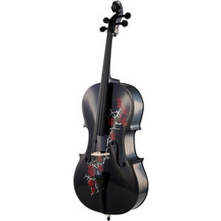 Thomann Red Rose Cello 4/4 BK