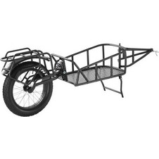 Τρέιλερ φορτίου ποδηλάτου VEVOR, 70 lbs (31,75 kg) χωρητικότητα φορτίου, ανθεκτικό καρότσι ποδηλάτου, συμπαγής αποθήκευση & δομή γρήγορης απελευθέρωσης με καθολικό σύνδεσμο, τροχοί 20" (50,8 cm) ταιρι