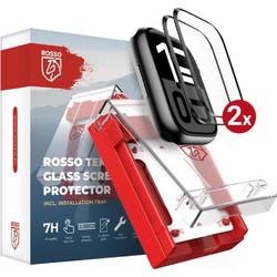 Tempered Glass Apple Watch 11 / 10 42mm Rosso with Installation Tray Αντιχαρακτικό Γυαλί Προστασίας Οθόνης 2 Τεμάχια - Black (8719246474439)