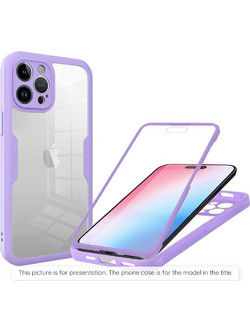 Techsuit ColorVerse 360 Series + Screen Protector Θήκη (Honor 400) Μωβ
