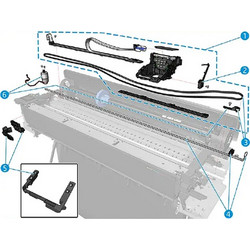 Carriage Assy 24in w/b and lub HP (5HB06-67001)
