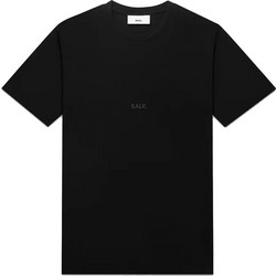 BALR. T-SHIRT ΚΟΝΤΟΜΑΝΙΚΟ ΜΑΥΡΟ ΜΕ ΛΑΙΜΟΚΟΨΗ ΚΑΙ LOGO ΕΜΠΡΟΣ SLIM FIT