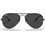 Ray-Ban RB3025 002/48 Ανδρικά Γυαλιά Ηλίου Aviator Μεταλλικά Μαύρα με Μαύρος Polarized Φακό
