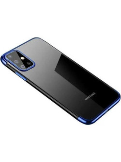 Hurtel Clear Color Case Θήκη Cover Blue (Samsung Galaxy A72 4G)