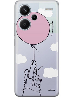Disney Winnie the Pooh Partial Print Balloon Xiaomi Redmi Note 13 Pro+ 5G Θήκη Transparent