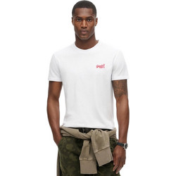 Superdry Vintage Logo Embroidered Tee Ανδρικό Αθλητικό T-Shirt Διαφανές M1011245A-C1M