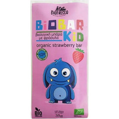Biofresco Biobar Kid Βιολογική Μπάρα με Φράουλα 35 g