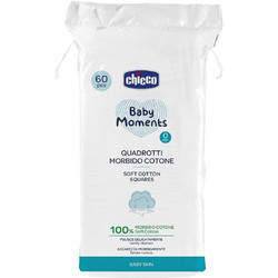 Chicco Μαντηλάκια Baby Moments Από Μαλακό Βαμβάκι 60τμχ