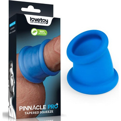 Lovetoy Pinnacle Pro Tapered Squeeze Stretcher Penis Ring Ελαστικό Δαχτυλίδι Πέους Σιλικόνης 5cm Μπλε