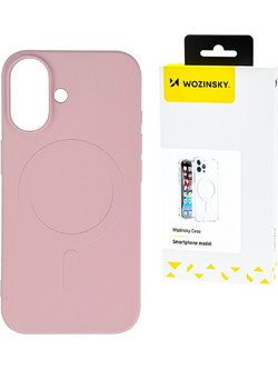 Wozinsky Silicone Case Magsafe Magnetic Case Pink (Samsung Galaxy S25 Ultra)