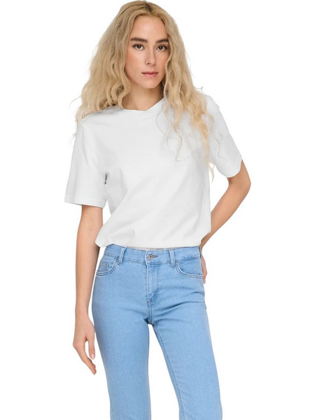 ONLY W MONJA S/S T-SHIRT NOOS - 15320892-WHITE