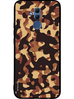 Sonique Camouflage Army Series Back Cover Brown (Huawei Mate 20 Lite)