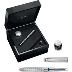 CARAN D ACHE ΠΕΝΑ MEDIUM 18Κ RHODIUM ΑΣΗΜΕΝΙΑ LTD 1010 TIMEKEEPER