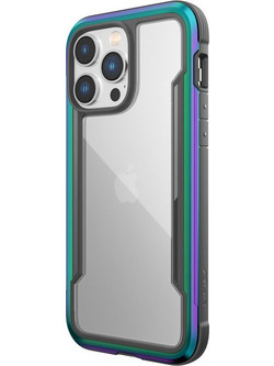 X-Doria Raptic Shield - Aluminum Case For Iphone 14 Pro Max (Drop-Tested 3m) (Iridescent) - (494106)