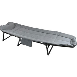 Ξαπλώστρα αναδιπλούμενη γκρι Sofa 200x30x65cm