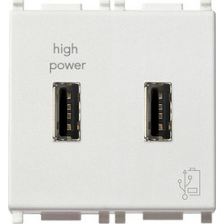 PLANA ΠΡΙΖΑ USB 5V 2,1A 2M ΛΕΥΚΟ VIMAR