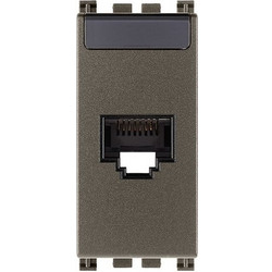 ARKE METAL ΜΗΧΑΝΙΣΜΟΣ ΠΡΙΖΑΣ RJ45 NETSAFE CAT.5E UTP 1M VIMAR