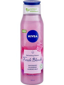 Nivea Fresh Blends Raspberry & Blueberry & Almond Milk Αφρόλουτρο σε Gel 300ml