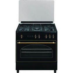 Εστία Αερίου Vitrokitchen RU9060B Ανθρακί (90 x 60 cm)
