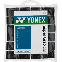 Yonex Super Grap Overgrips x 12 Black