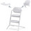 Cybex Lemo Chair 3 in 1 Καρεκλάκι Φαγητού με Ροδάκια All White