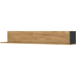 Ράφι Santes Χρυσό Δρυς-Γραφίτης 155x27x24.5