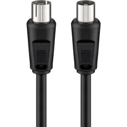 Goobay Καλώδιο Κεραίας Coax Male to Coax Female 10m Black 11564