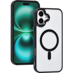 TUNIQ iPhone 16 Plus Back cover case - Magsafe - Silicone - Black