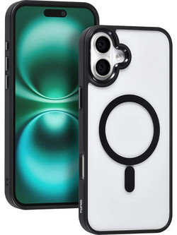 TUNIQ iPhone 16 Plus Back cover case - Magsafe - Silicone - Black