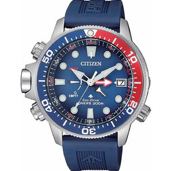 Citizen Promaster Ανδρικό Ρολόι Solar με Μπλε Καουτσούκ Λουράκι BN2038-01L
