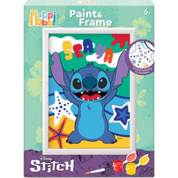 PAINT & FRAME - HAPPIHOBBI ΖΩΓΡΑΦΙΖΩ ΜΕ ΑΡΙΘΜΟΥΣ DISNEY STITCH (1038-41035)