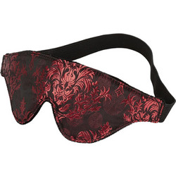 CALEXOTICS - SCANDAL OPAQUE EYE MASK WITH RED DETAILS